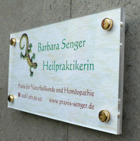 Heilpraktiker Schild