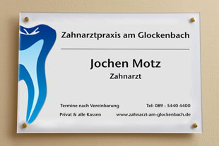 Zahnarztschild